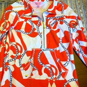 Lilly Pulitzer Quarter Zip Ladies Top